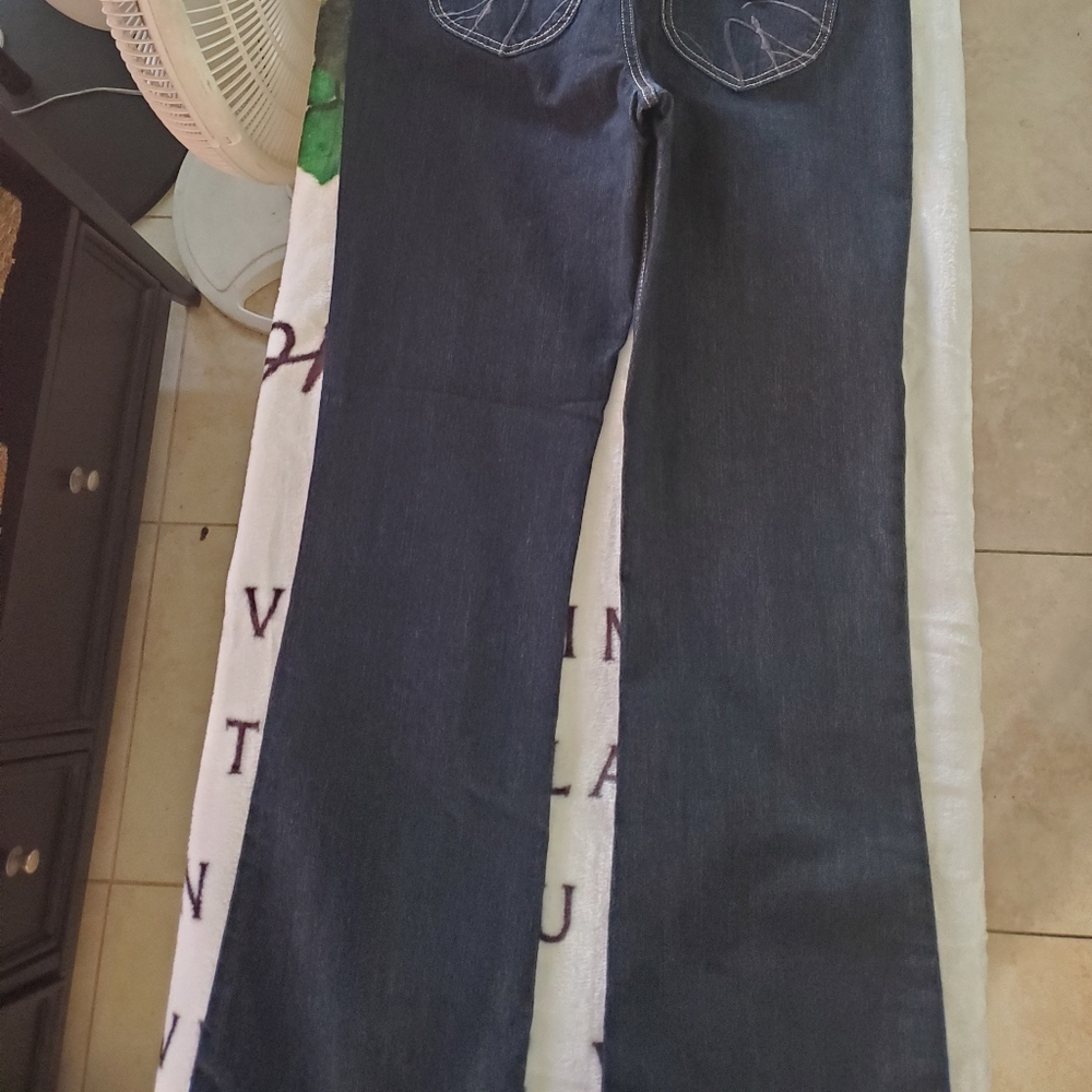 Gloria Vanderbilt stretch denim jeans size 10 bootcut slight flare